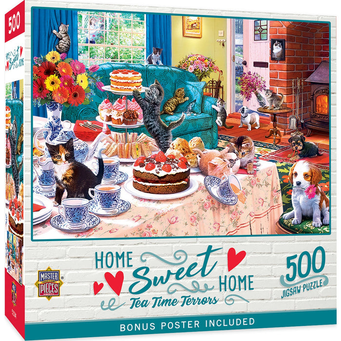 Home Sweet Home - Tea Time Terrors 500 Piece Jigsaw Puzzle - Just $14.99! Shop now at Retro Gaming of Denver