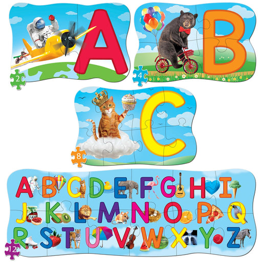 ABC's - Educational 4-Pack Jigsaw Puzzles - Just $12.99! Shop now at Retro Gaming of Denver