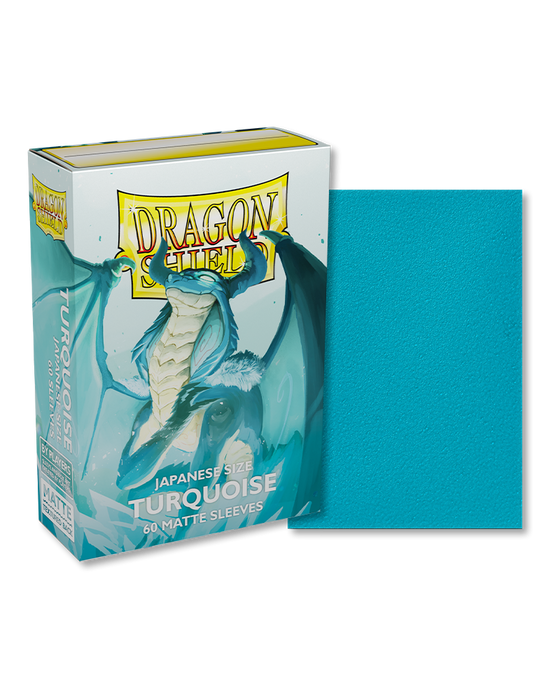 Dragon Shield Matte Turquoise Japanese Sleeves 60-Count - Just $5.95! Shop now at Retro Gaming of Denver