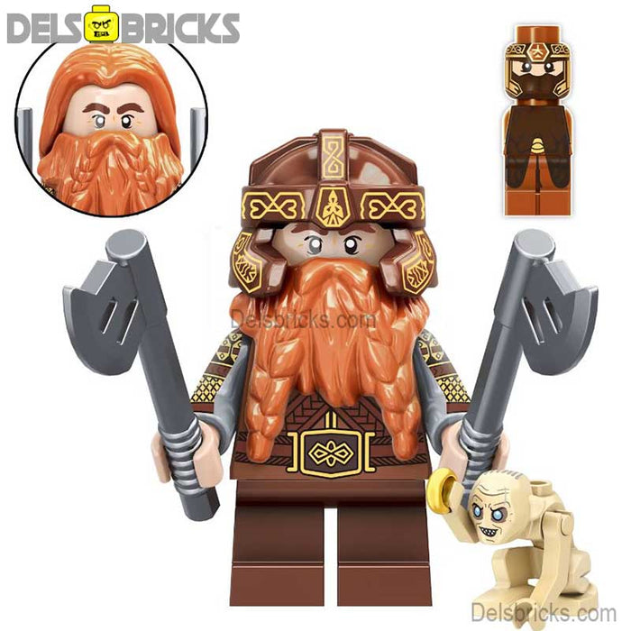 Gimli from Lord of The Rings Lego Minifigures Custom Toys - Just $4.50! Shop now at Retro Gaming of Denver