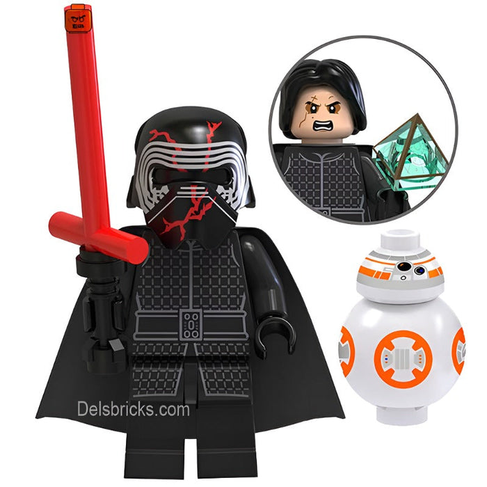 Kylo Ren & BB-8 Droid Star Wars Minifigures (Lego-Compatible Minifigures) - Premium Lego Star Wars Minifigures - Just $3.99! Shop now at Retro Gaming of Denver