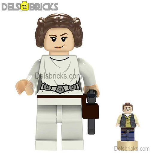 Princess Leia Custom Lego Star Wars Minifigures (Lego-Compatible Minifigures) - Premium Lego Star Wars Minifigures - Just $3.99! Shop now at Retro Gaming of Denver