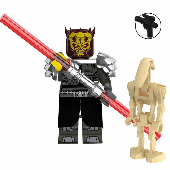 Savage Opress & Battle Droid: Galactic Dark Side Duo (Pre-Loved) - Lego-Compatible Minifigures - Premium Lego Star Wars Minifigures - Just $4.25! Shop now at Retro Gaming of Denver