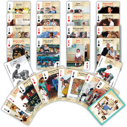 Saturday Evening Post - Norman Rockwell Playing Cards - 54 Card Deck - Premium Dice & Cards Sets - Just $6.99! Shop now at Retro Gaming of Denver