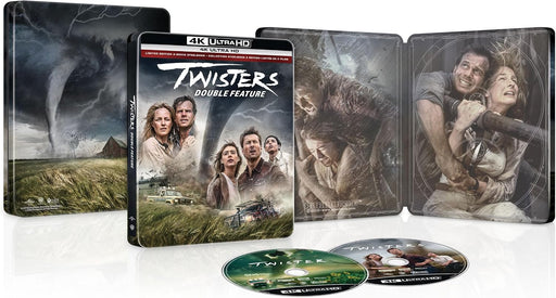 Twisters Double Feature - Limited Edition 2-Movie Steelbook (4K Ultra HD) - for just $39.99! 