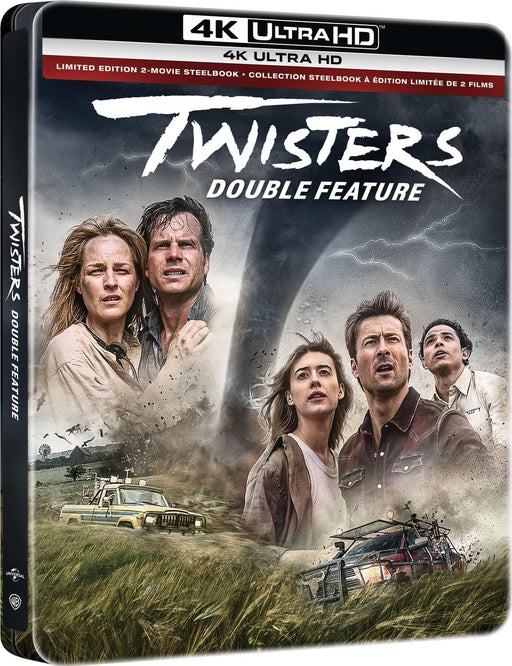 Twisters Double Feature - Limited Edition 2-Movie Steelbook (4K Ultra HD) - for just $39.99! 