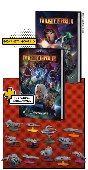 Twilight Imperium: Firmament & Corrupted Space with Pre-order Exclusives - for just $39.99! 
