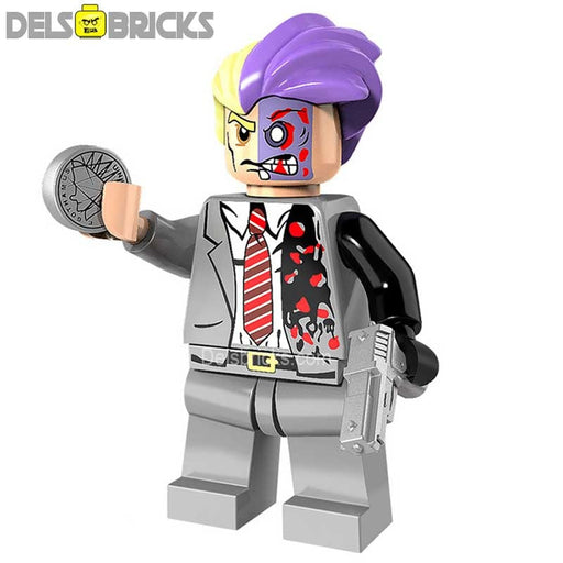 Two-Face Transformation Lego-Compatible Minifigures - Premium Minifigures - Just $4.50! Shop now at Retro Gaming of Denver