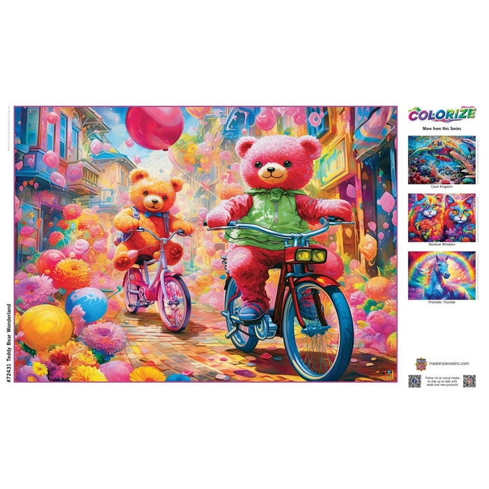 Colorize - Teddy Bear Wonderland 1000 Piece Jigsaw Puzzle - for just $9.99! 