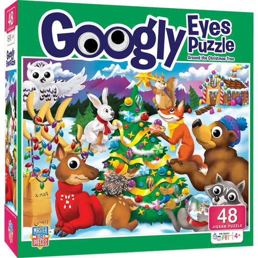 Googly Eyes - Around the Christmas Tree 48 Piece Jigsaw Puzzle - for just $12.99! 