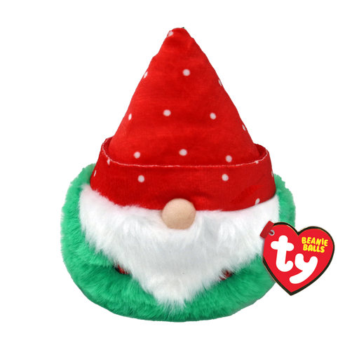 Beanie Puffies 4" Ball - Topsy - Gnome Red Hat Ball - Premium Plush - Just $4.99! Shop now at Retro Gaming of Denver