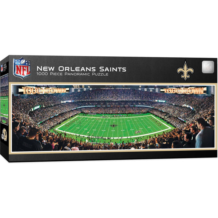 New Orleans Saints - 1000 Piece Panoramic Jigsaw Puzzle - Just $19.99! Shop now at Retro Gaming of Denver