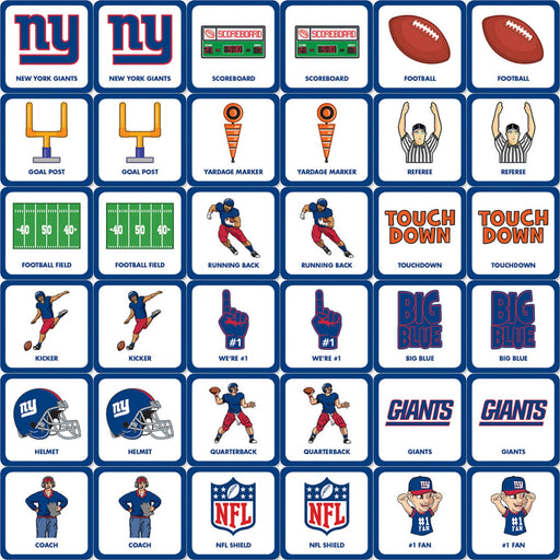 New York Giants Matching Game - Just $12.99! Shop now at Retro Gaming of Denver