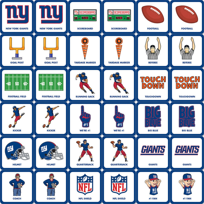 New York Giants Matching Game - Just $12.99! Shop now at Retro Gaming of Denver