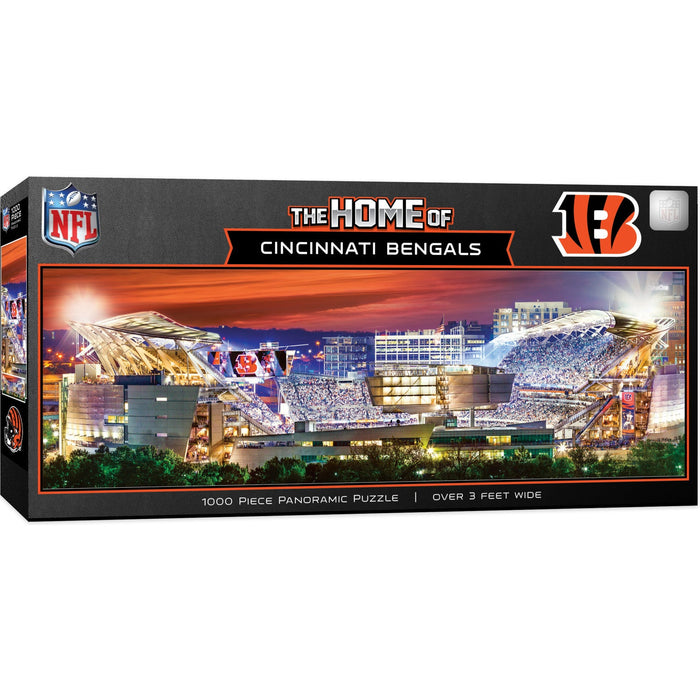 Cincinnati Bengals - Stadium View 1000 Piece Panoramic Jigsaw Puzzle - Just $19.99! Shop now at Retro Gaming of Denver