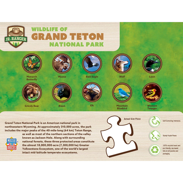 Wildlife of Grand Teton National Park - 100 Piece Jigsaw Puzzle - Just $12.99! Shop now at Retro Gaming of Denver