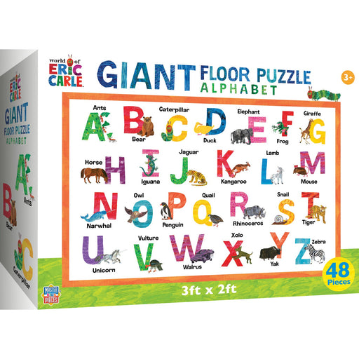 World of Eric Carle - Alphabet 48 Piece Floor Jigsaw Puzzle - Just $19.99! Shop now at Retro Gaming of Denver