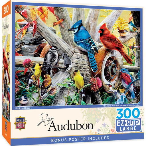 Audubon - Backyard Birds 300 Piece EZ Grip Jigsaw Puzzle - for just $14.99! 