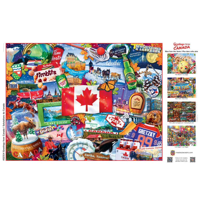 Greetings From Canada - 550 Piece Jigsaw Puzzle - Just $14.99! Shop now at Retro Gaming of Denver