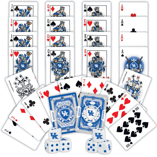 Kentucky Wildcats - 2-Pack Playing Cards & Dice Set - Premium Dice & Cards Sets - Just $19.99! Shop now at Retro Gaming of Denver