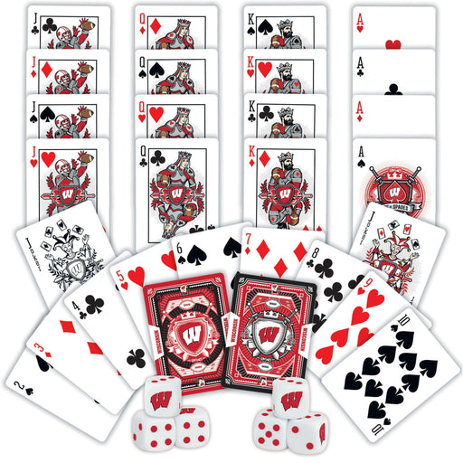 Wisconsin Badgers - 2-Pack Playing Cards & Dice Set - Just $19.99! Shop now at Retro Gaming of Denver