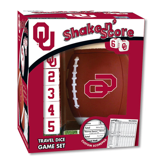 Oklahoma Sooners Shake n' Score - Premium Dice Games - Just $19.99! Shop now at Retro Gaming of Denver