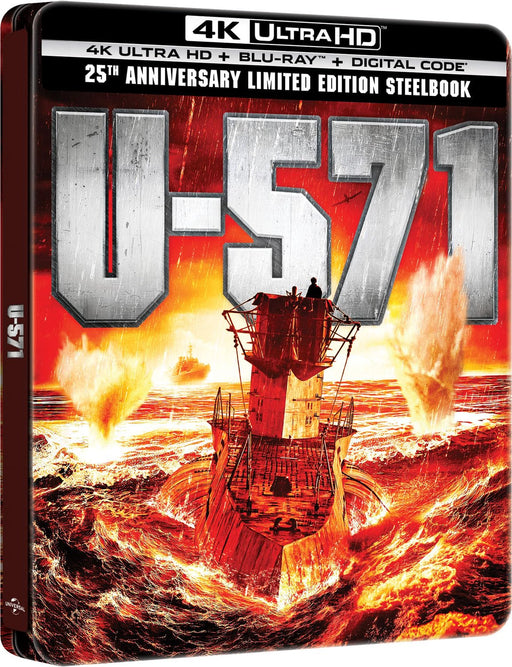 U-571 - Limited Edition Steelbook (4K Ultra HD + Blu-ray + Digital) - for just $49.99! 