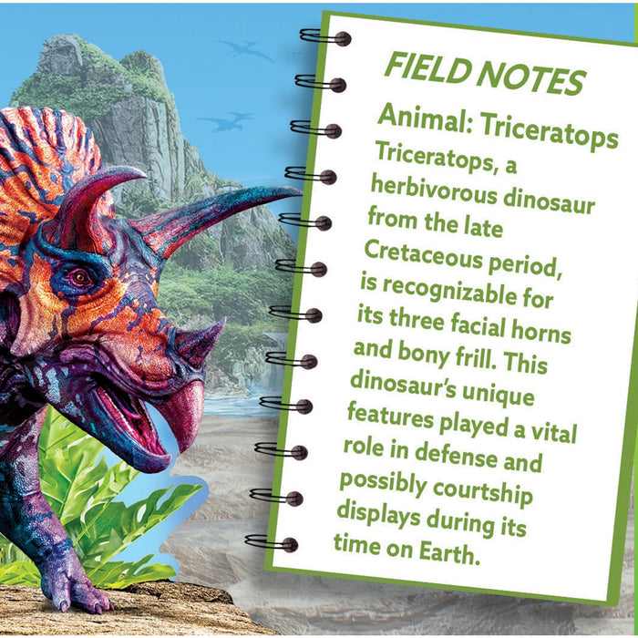 Triceratops 100 Piece Shaped Jigsaw Puzzle - for just $7.99! 