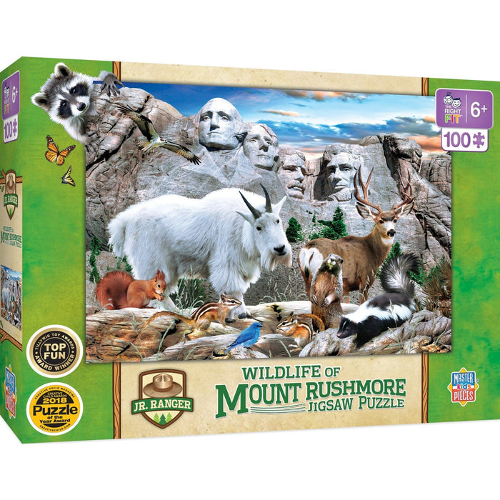 Wildlife of Mount Rushmore - 100 Piece Jigsaw Puzzle - for just $12.99! 