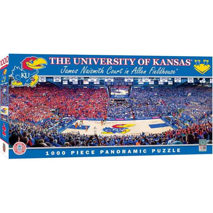 Kansas Jayhawks - 1000 Piece Panoramic Jigsaw Puzzle - Just $19.99! Shop now at Retro Gaming of Denver