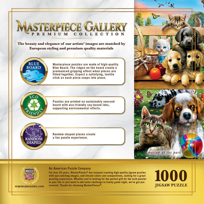 Masterpiece Gallery - Meetup at the Park 1000 Piece Jigsaw Puzzle - for just $9.99! 