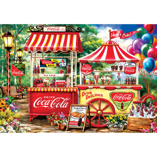 Signature Collection - Coca-Cola Stand 2000 Piece Jigsaw Puzzle - Just $24.99! Shop now at Retro Gaming of Denver