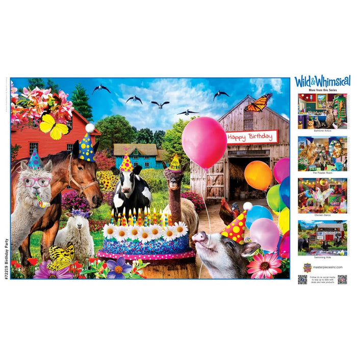 Wild & Whimsical - Birthday Party 1000 Piece Jigsaw Puzzle - for just $16.99! 