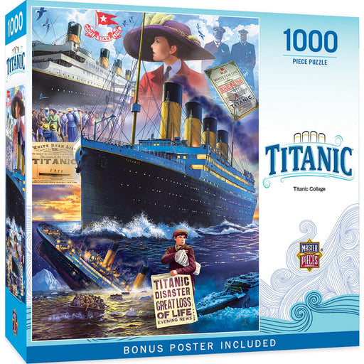 Titanic Collage - 1000 Piece Jigsaw Puzzle - Just $16.99! Shop now at Retro Gaming of Denver