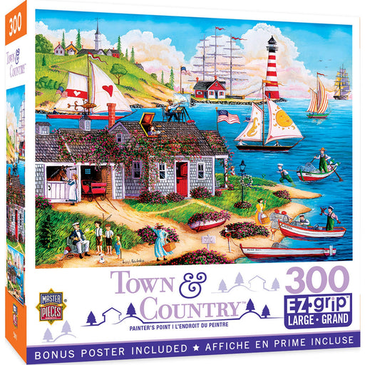 Town & Country - Painter's Point 300 Piece EZ Grip Jigsaw Puzzle - Premium 300 Piece - Just $14.99! Shop now at Retro Gaming of Denver