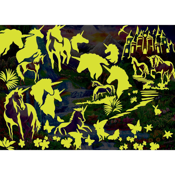 Hidden Images - Unicorns Retreat 500 Piece Jigsaw Puzzle - for just $14.99! 