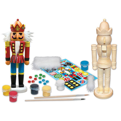 Holiday Craft Kit - Nutcracker Prince Wood Craft & Paint Kit - for just $16.99! 