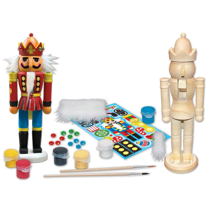 Holiday Craft Kit - Nutcracker Prince Wood Craft & Paint Kit - for just $16.99! 