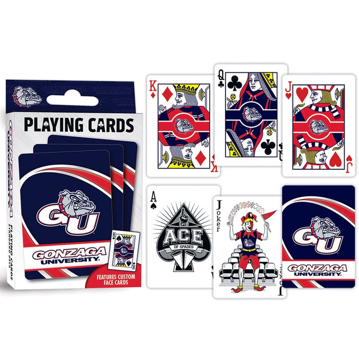 Gonzaga Bulldogs Playing Cards - 54 Card Deck - for just $7.99! 
