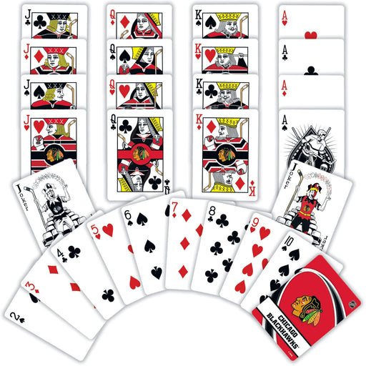 Chicago Blackhawks Playing Cards - 54 Card Deck - Just $6.99! Shop now at Retro Gaming of Denver