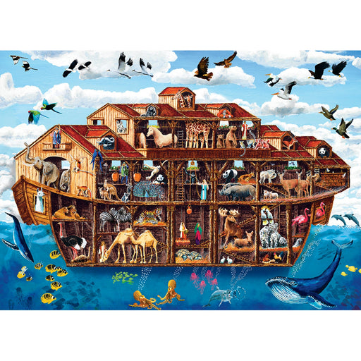 Cutaway - Noah's Ark 1000 Piece EZ Grip Jigsaw Puzzle - Just $19.99! Shop now at Retro Gaming of Denver