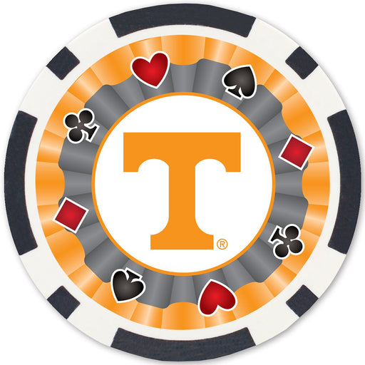 Tennessee Volunteers 100 Piece Poker Chips - Premium Poker Chips & Sets - Just $29.99! Shop now at Retro Gaming of Denver