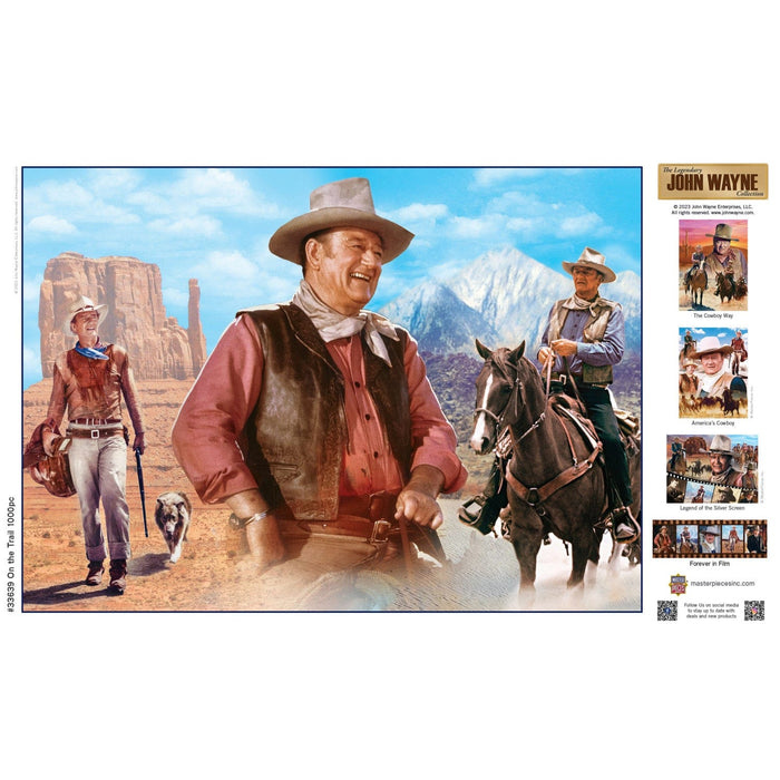 John Wayne Collection - On the Trail 1000 Piece Jigsaw Puzzle - for just $16.99! 