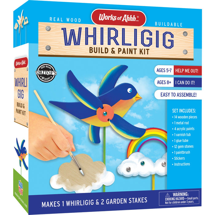 Whirligig Buildable Wood Craft & Paint Kit - Just $16.99! Shop now at Retro Gaming of Denver