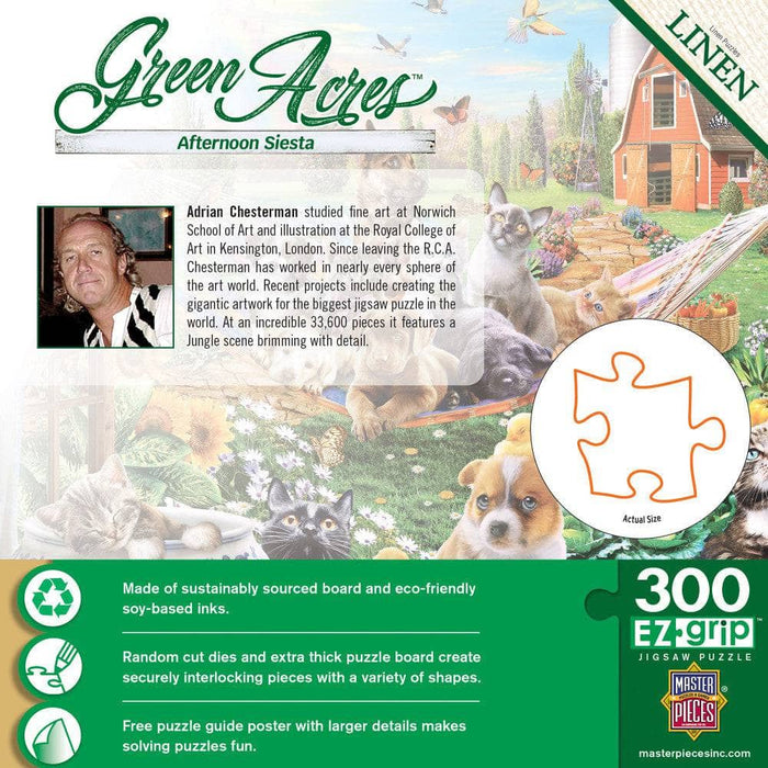 Green Acres - Afternoon Siesta 300 Piece EZ Grip Jigsaw Puzzle - for just $14.99! 