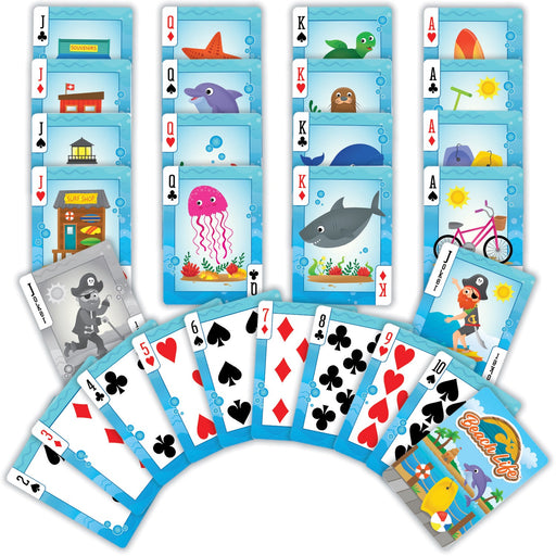 Beach Life Playing Cards - 54 Card Deck - Just $6.99! Shop now at Retro Gaming of Denver