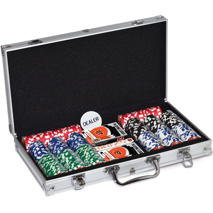 Cincinnati Bengals 300 Piece Poker Set - Just $124.99! Shop now at Retro Gaming of Denver