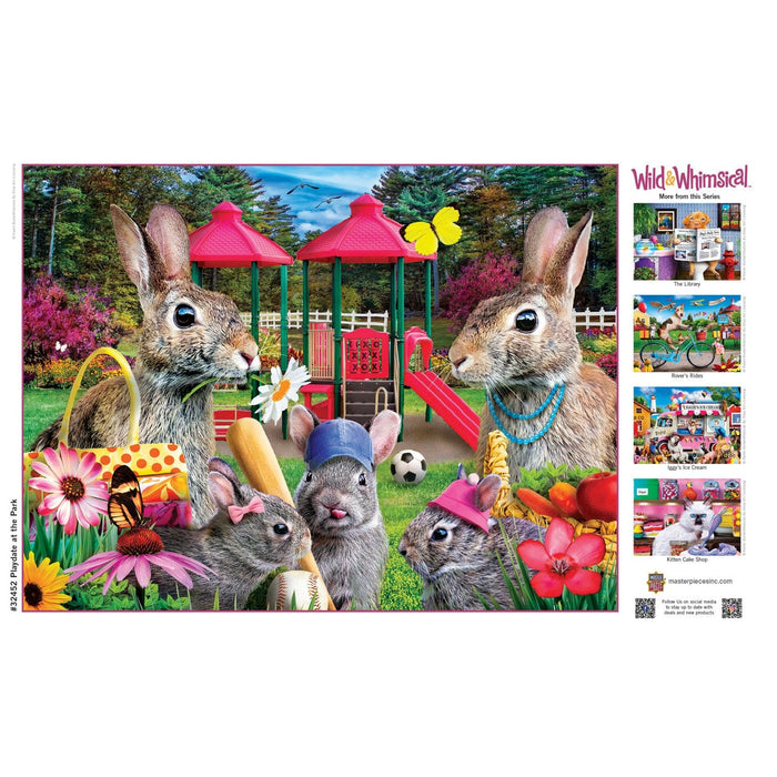 Wild & Whimsical - Playdate at the Park 300 Piece EZ Grip Jigsaw Puzzle - for just $14.99! 