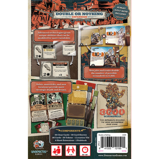 3000 Scoundrels: Double or Nothing Expansion - for just $49.95! 
