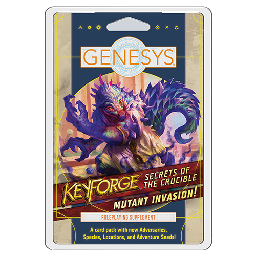 Genesys KeyForge: Secrets of the Crucible - Mutant Invasion! - for just $14.95! 
